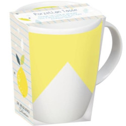 Pure Life - gelbe Porzellan-Tasse