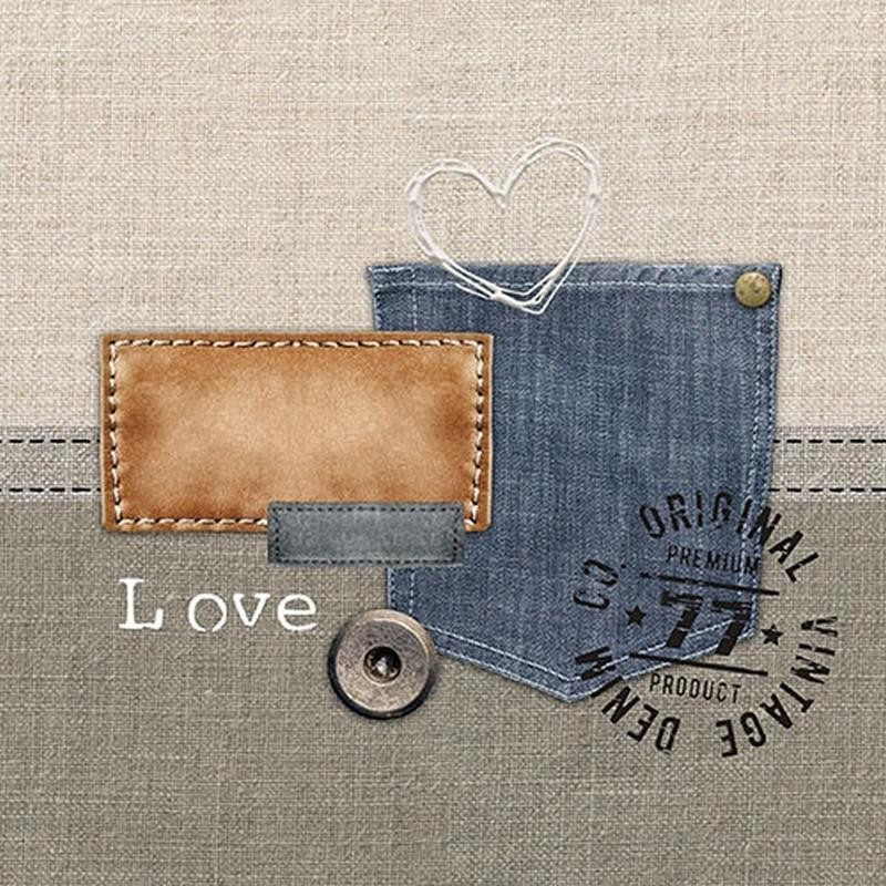 Lunch Servietten Original Denim