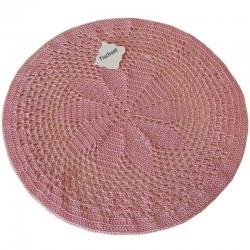 Tischdecke rosa - rund
