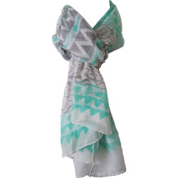 Foulard mit Blumenprint mint