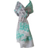 Foulard mit Blumenprint mint