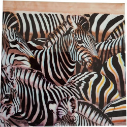 Rolf Knie - Keramikplatte Zebra