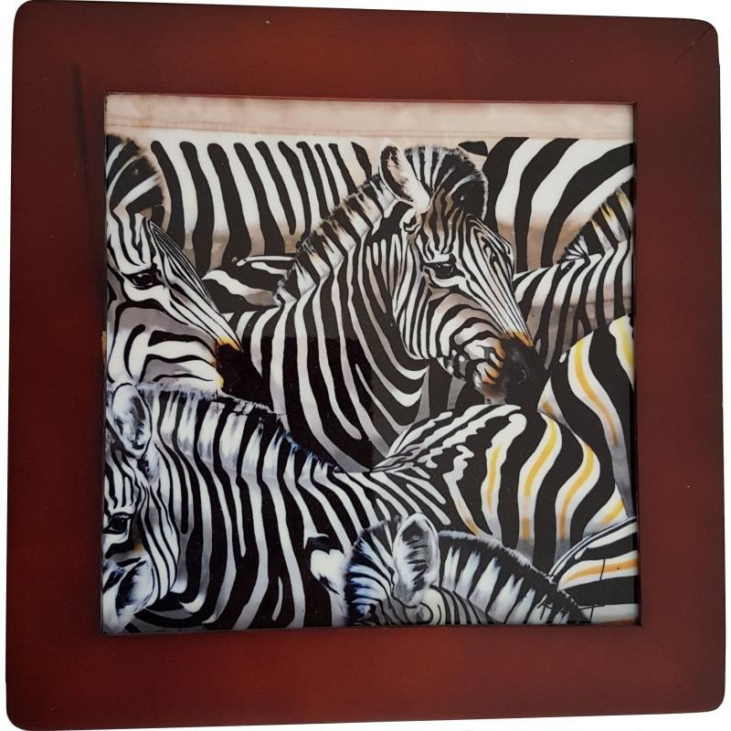 Rolf Knie - Keramikplatte Zebra Rolf Knie - Keramikplatte Zebra