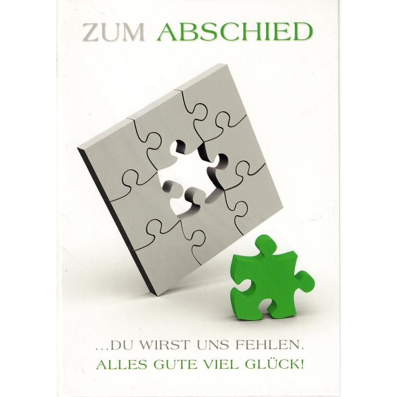 Zum Abschied Puzzle Zum Abschied Puzzle