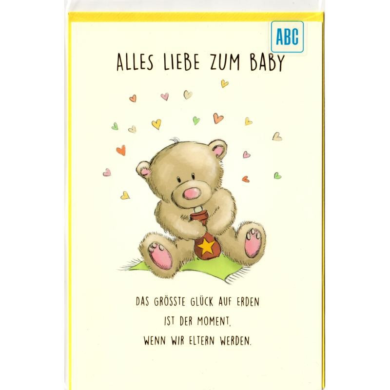 Baby Karte Bärchen