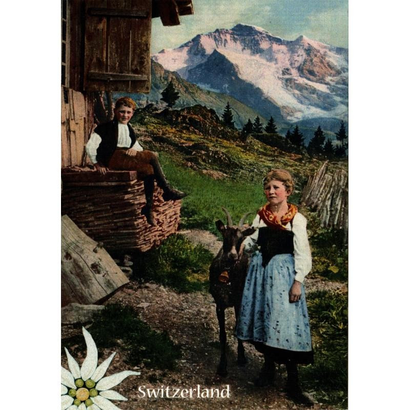 Postkarte Heidi und Peter