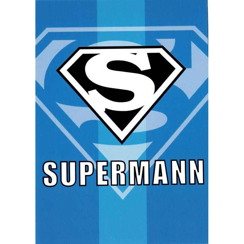 Postkarte Supermann Postkarte Supermann