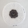 WC Rollen Hut weiss grau
