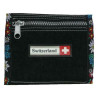 Brieftasche Alpenblumen schwarz